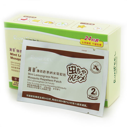 润菲薄荷香茅精油纳米驱蚊贴