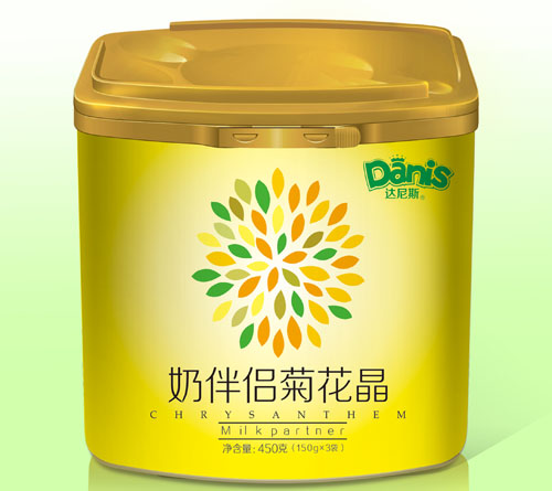 达尼斯奶伴侣菊花晶小听