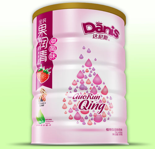 达尼斯金装果润清草莓味