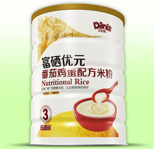 达尼斯富硒优元番茄鸡米粉3段
