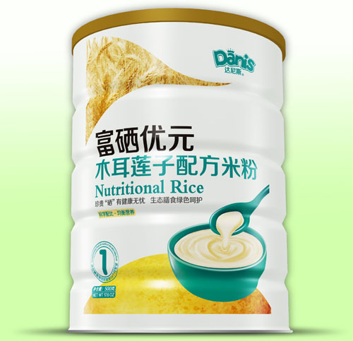 达尼斯富硒优元木耳莲子米粉1段