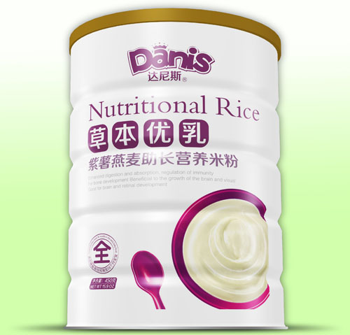 达尼斯草本优乳紫薯燕麦助长米粉