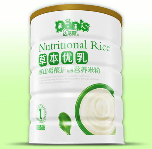 达尼斯草本优乳淮山葛根护肠米粉听装1段