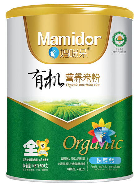 妈咪朵铁锌钙有机营养米粉