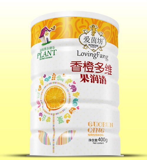 爱茵坊香橙多维果润清铁听