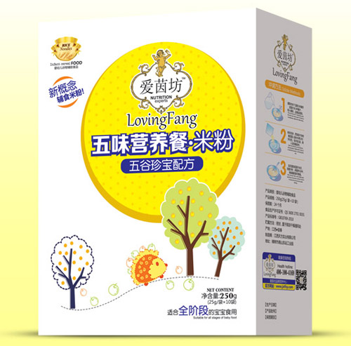 爱茵坊五谷珍宝五味营养餐米粉盒装