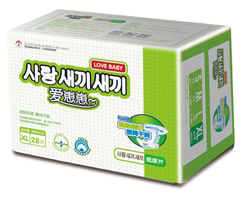 爱崽崽超级薄纸尿片XL码