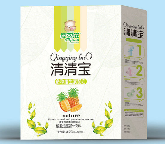 婴可滋多种维生素清清宝盒装