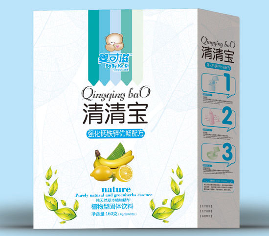 婴可滋强化钙铁锌优畅清清宝盒装