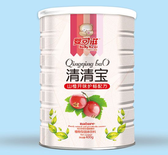 婴可滋山楂开味优畅清清宝听装