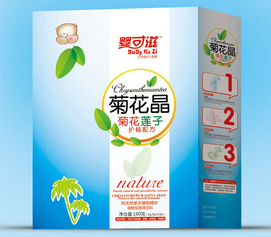婴可滋菊花莲心护畅菊花晶盒装