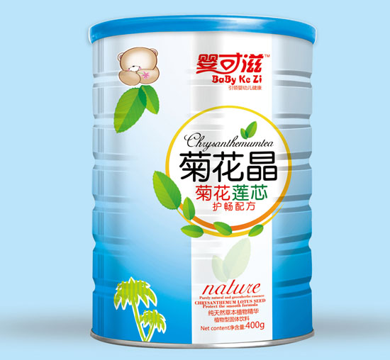 婴可滋菊花莲心护畅菊花晶听装