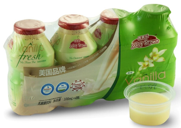 界界乐原味乳酸菌饮料4瓶装