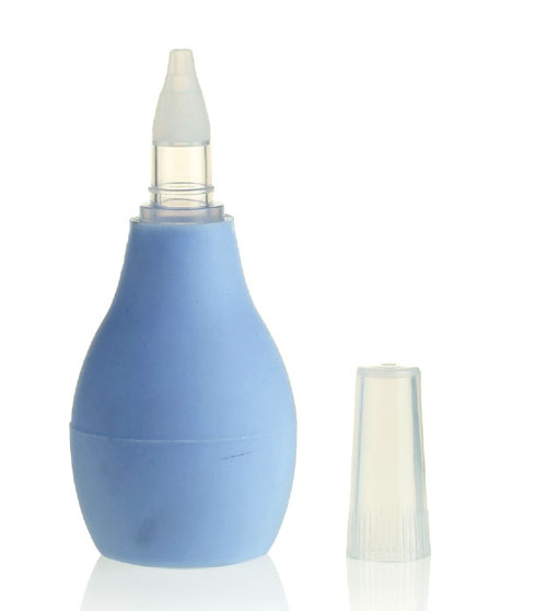 娃娃爱硅胶安全吸鼻器蓝色