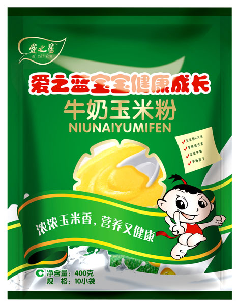 爱之蓝牛奶玉米粉