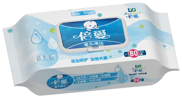 倍爱婴儿湿巾80抽