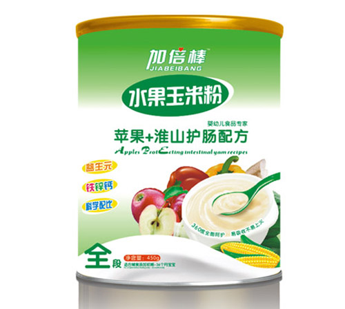 加倍棒苹果淮山护肠水果玉米粉全段