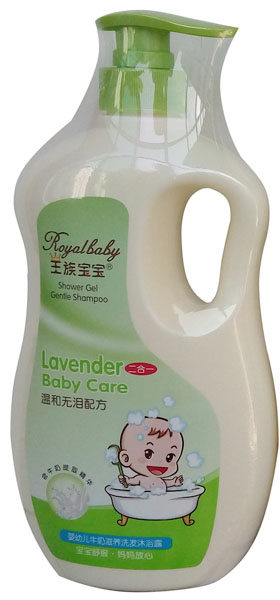 王族宝宝牛奶滋养洗发沐浴露750ml