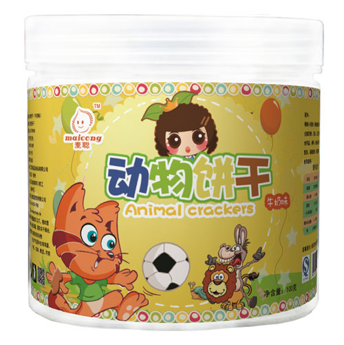 麦聪动物饼干牛奶味
