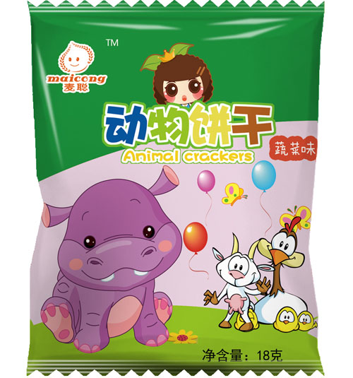 麦聪动物饼干蔬菜味