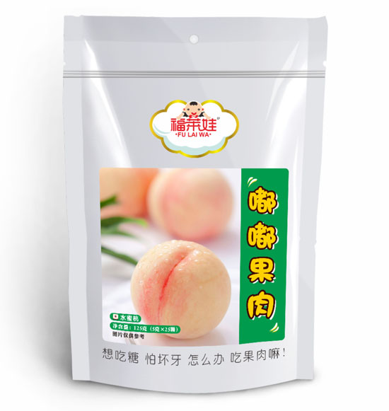 福莱娃水蜜桃嘟嘟果肉袋装
