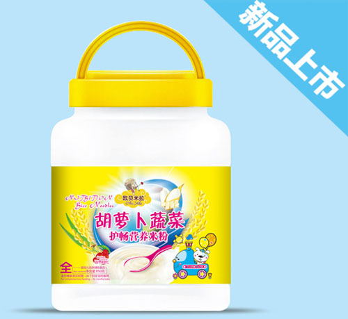 欧贝米拉胡萝卜蔬菜营养米粉