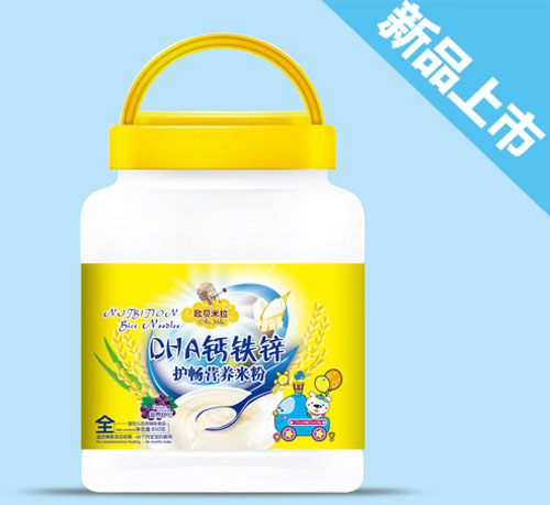 欧贝米拉DHA钙铁锌营养米粉
