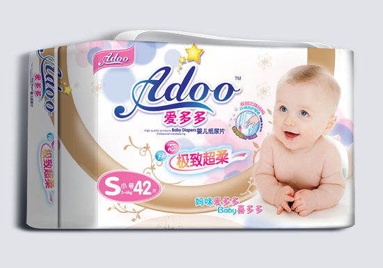 爱多多极致超柔婴儿纸尿片S码42片