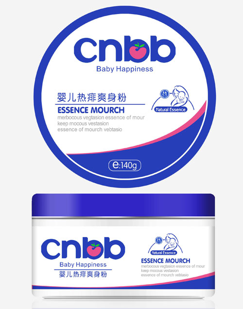恰里宝贝婴儿热痱爽身粉140g