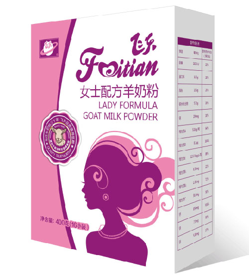 飞天女士配方羊奶粉400g盒装