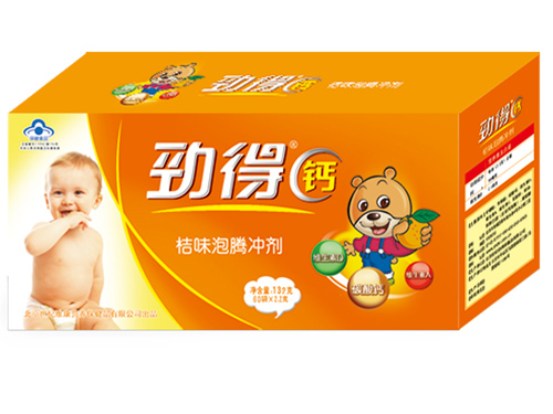 劲得钙桔味泡腾冲剂60袋