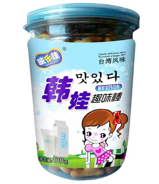 威乐佳韩娃趣味棒鲜奶味