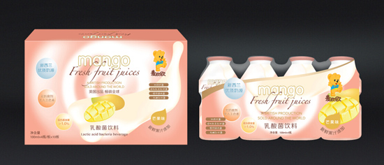 麦欧欧乳酸菌饮料芒果味
