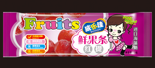 威乐佳鲜果条红提味