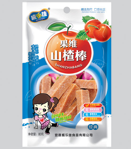威乐佳果维山楂棒经典味