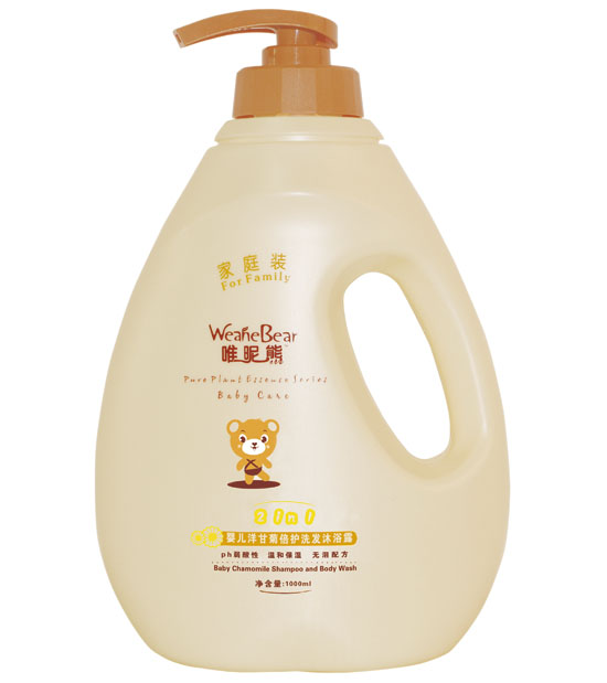 唯昵熊婴儿洋甘菊倍护洗发沐浴露1000ml