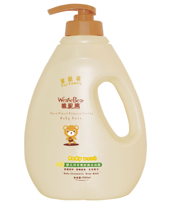 唯昵熊婴儿洋甘菊舒爽沐浴露1000ml