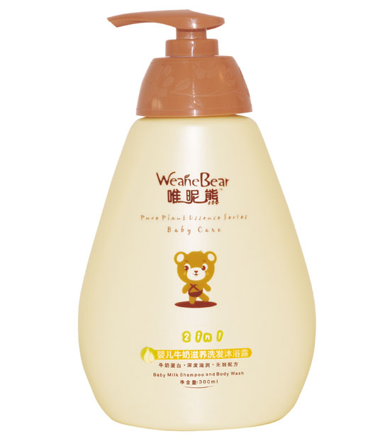 唯昵熊婴儿牛奶滋养洗发沐浴露300ml