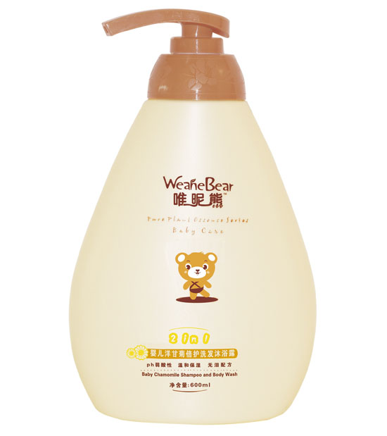 唯昵熊婴儿洋甘菊倍护洗发沐浴露600ml