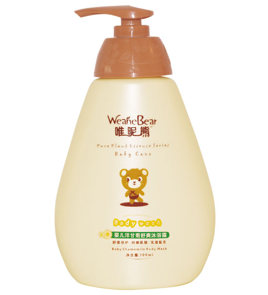 唯昵熊婴儿洋甘菊舒爽沐浴露300ml