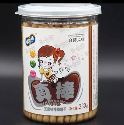 威乐佳芝麻味棒棒饼干