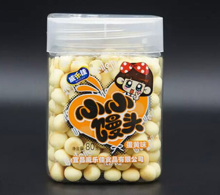 威乐佳蛋黄味馒头80克