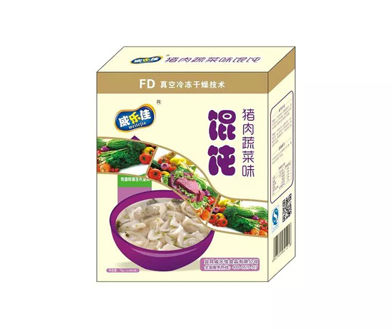威乐佳猪肉蔬菜味馄饨