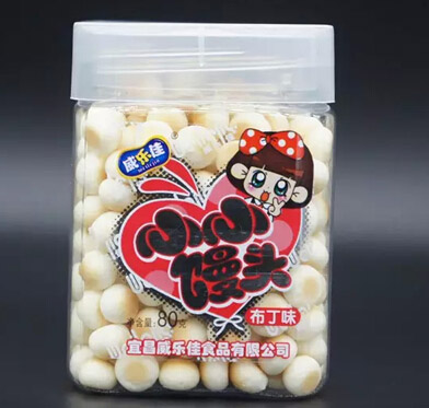 威乐佳布丁味馒头80克