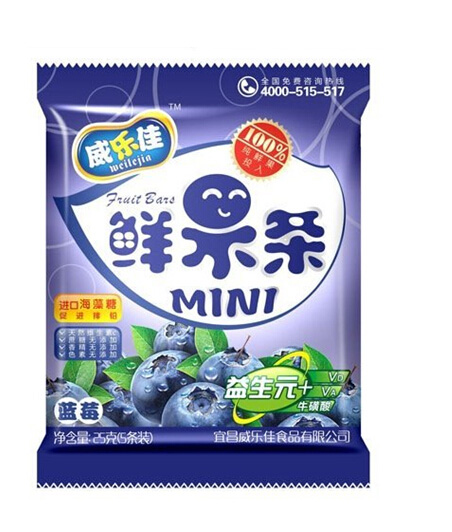 威乐佳蓝莓鲜果条