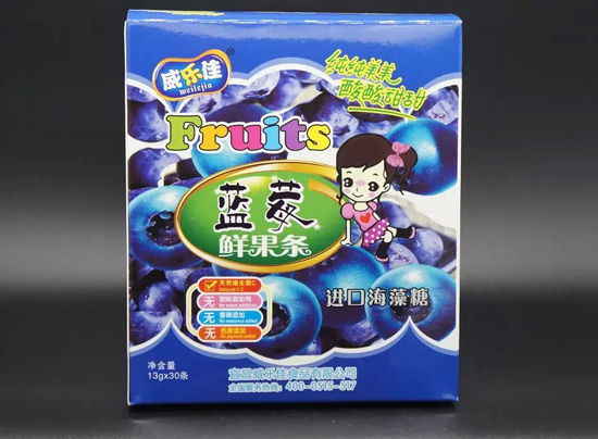威乐佳蓝莓水果条
