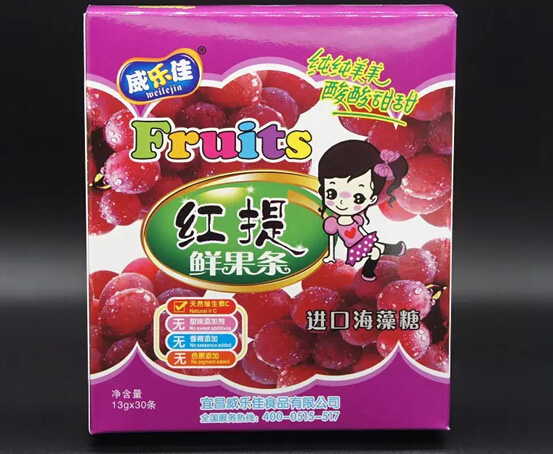 威乐佳红提水果条