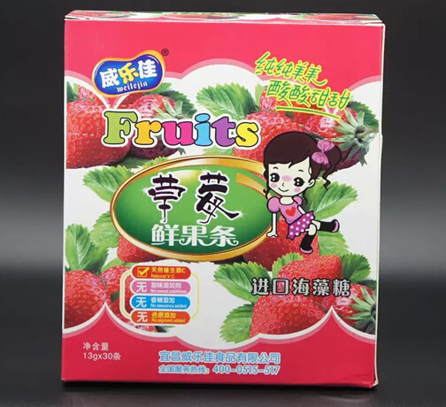 威乐佳草莓水果条