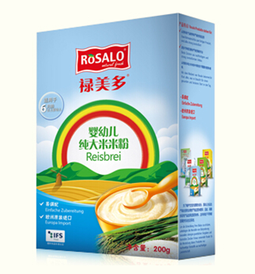 禄美多婴幼儿纯大米米粉