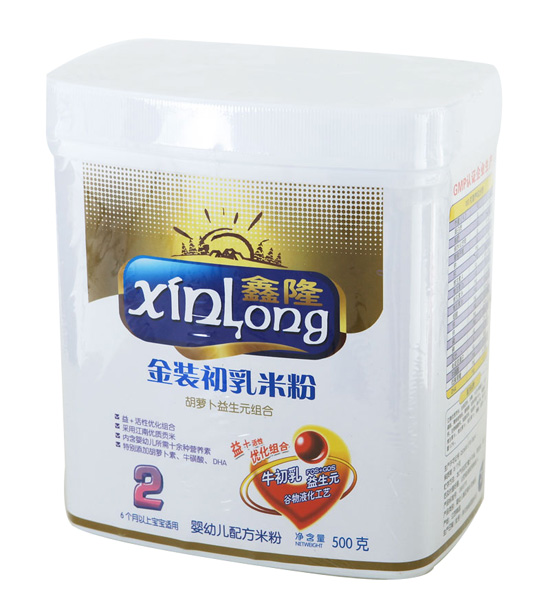 鑫隆金装初乳米粉2段